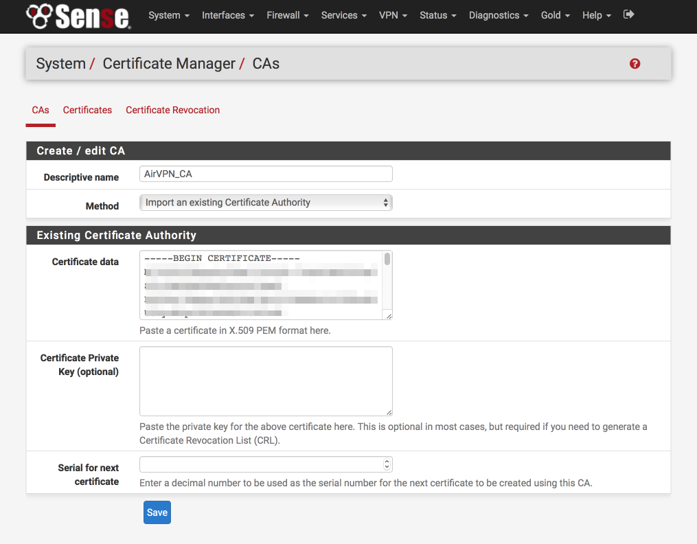 pfsense airvpn