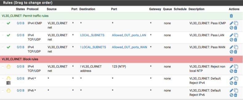 VL30_CLRNET FW Rules