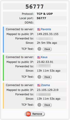 pfSense 2.3 port forwarding for torrent client.