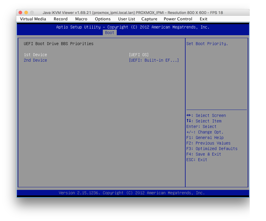 BIOS UEFI Boot Drive BBS Priorities