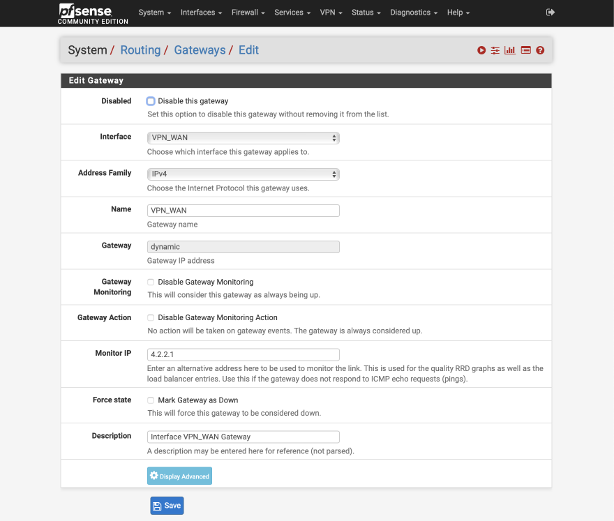 airvpn onpfsense