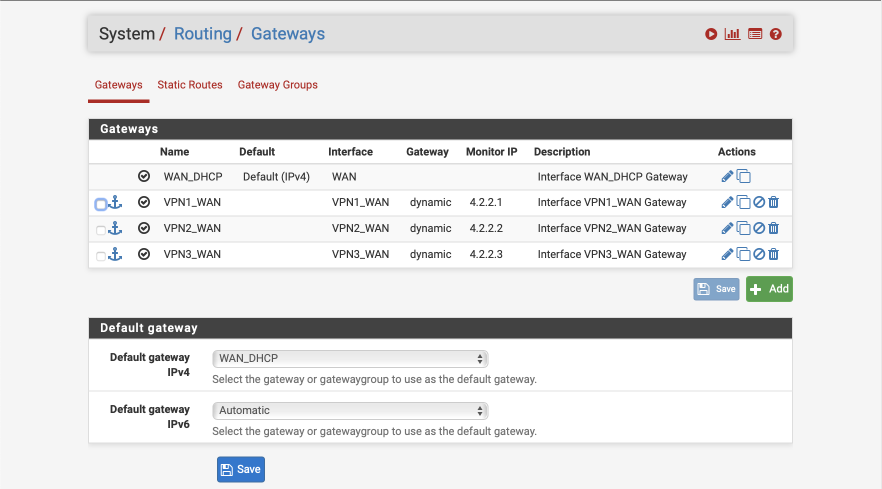 VPN Gateways