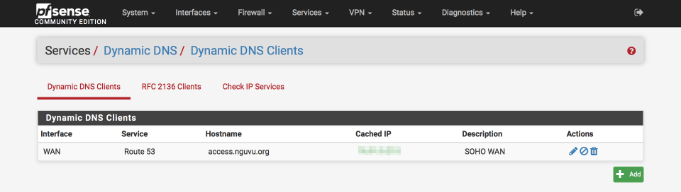 Route53 Dynamic DNS Configured